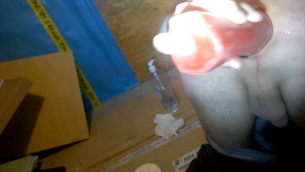 14P My new red dildo 7,8cm gape!