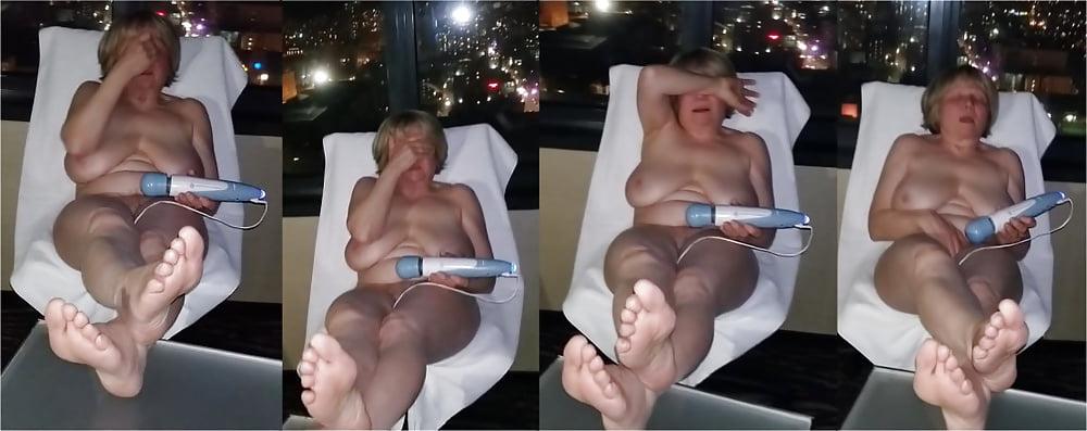 25P 63+ GILF gets off for voyeurs