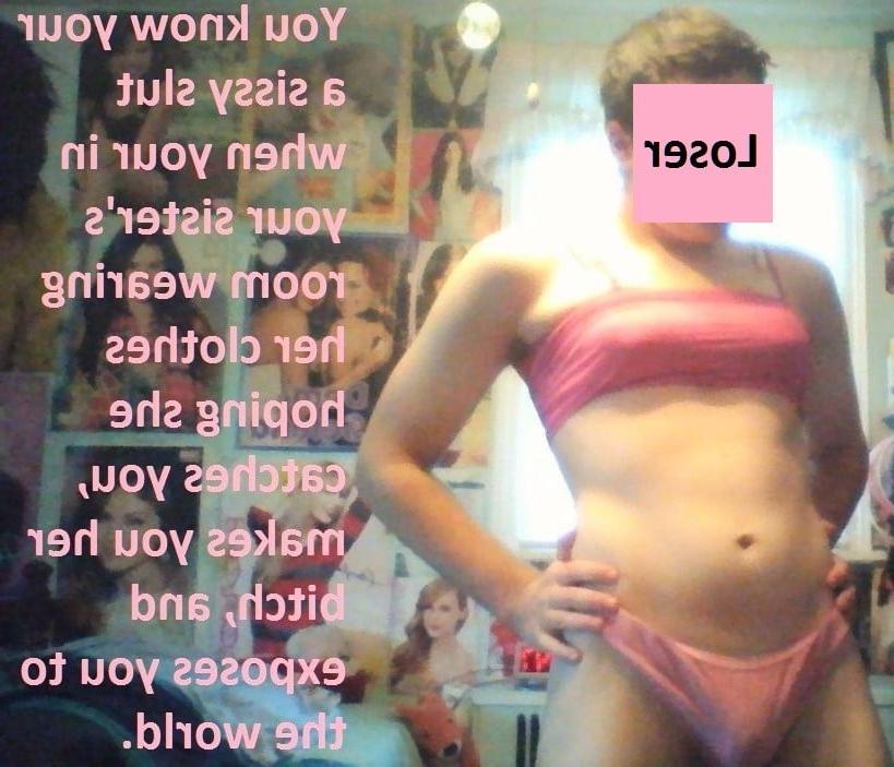 25P Sissy humiliation captions