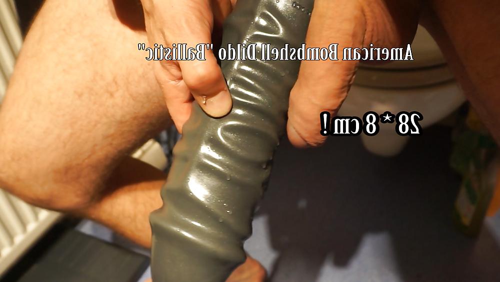 12P My giant 8cm diameter dildo fucking my asshole gape
