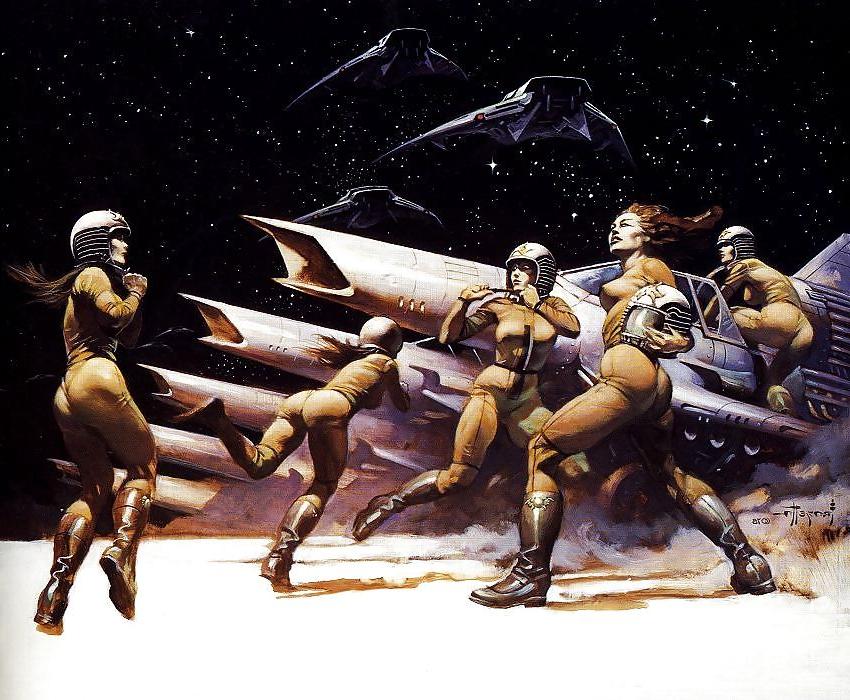 16P Vintage Pinups Frank Frazetta