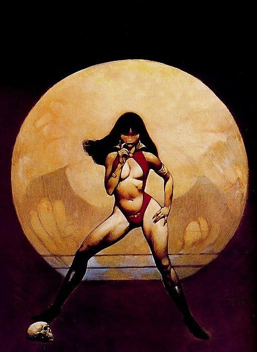 16P Vintage Pinups Frank Frazetta