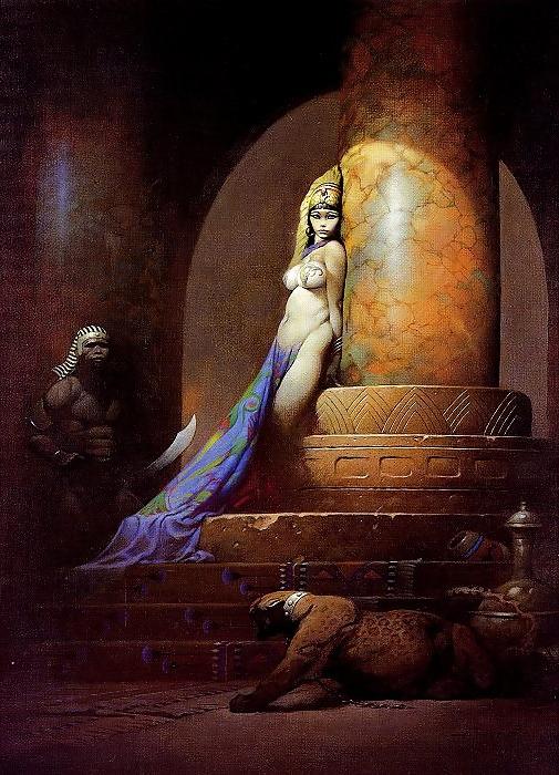 16P Vintage Pinups Frank Frazetta