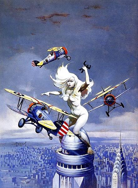 16P Vintage Pinups Frank Frazetta