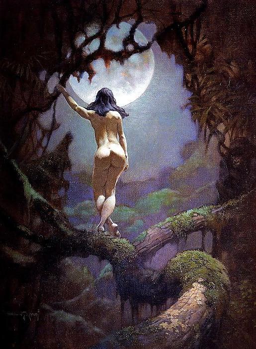 16P Vintage Pinups Frank Frazetta