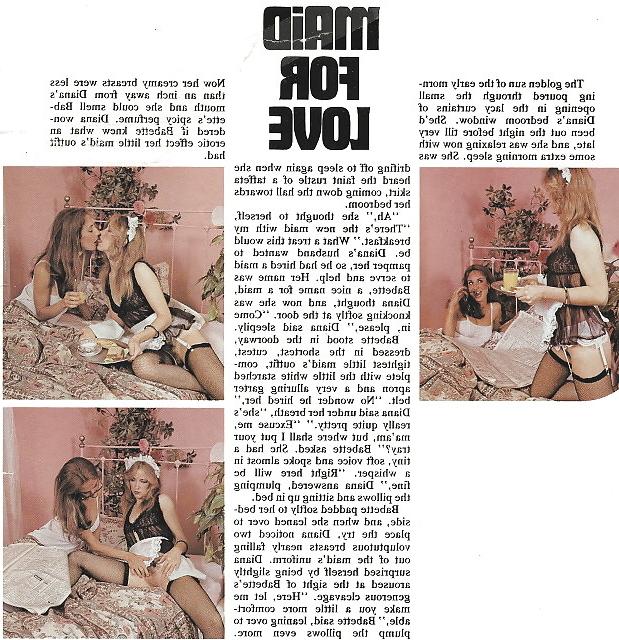 25P Vintage lesbian set - Maid Lust