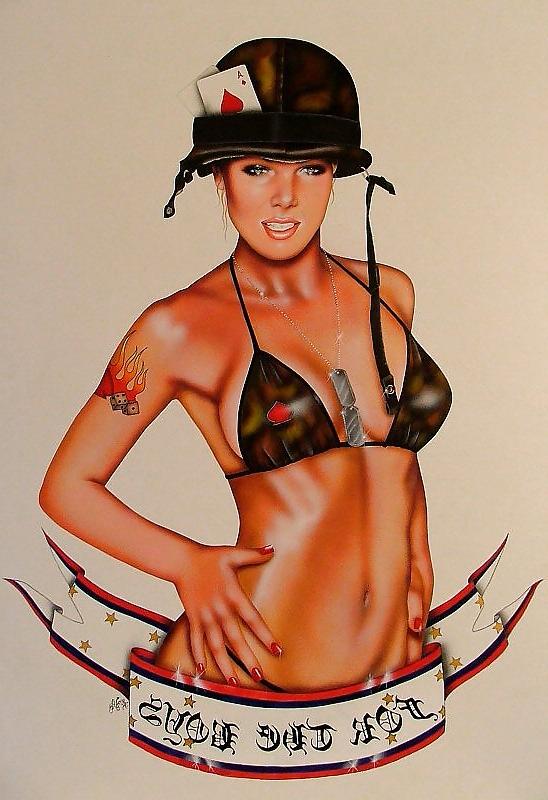 10P Vintage Pinups Elizabeth Austin
