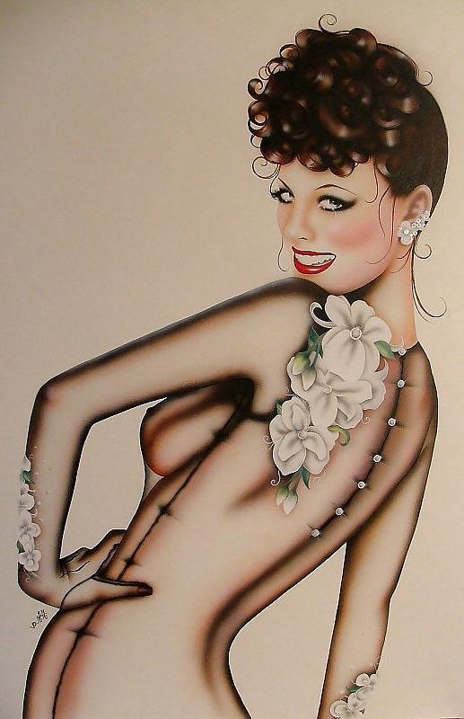 10P Vintage Pinups Elizabeth Austin