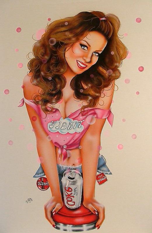 10P Vintage Pinups Elizabeth Austin