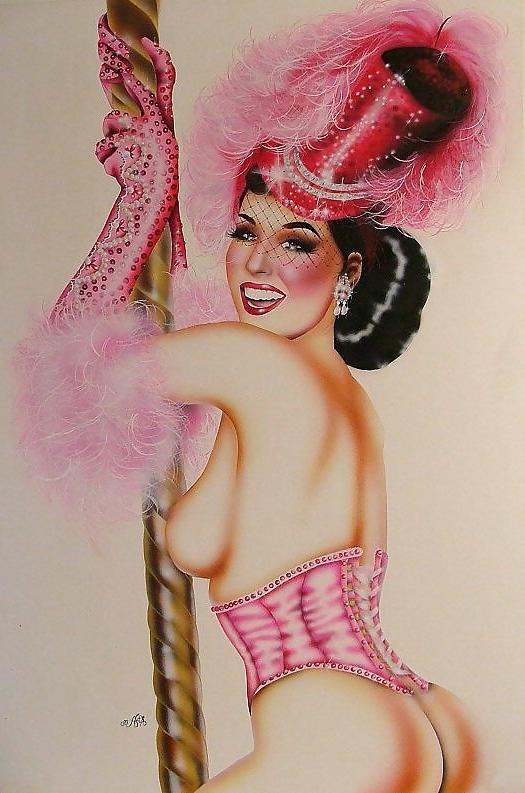 10P Vintage Pinups Elizabeth Austin