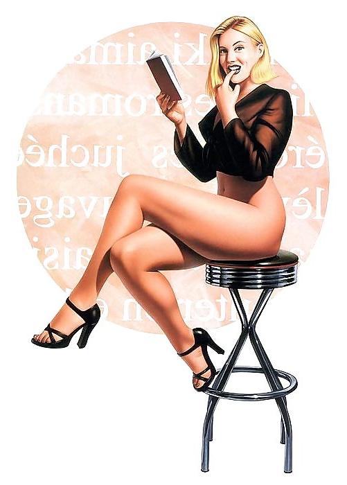 14P Vintage Pinups Hubert De Lartigue