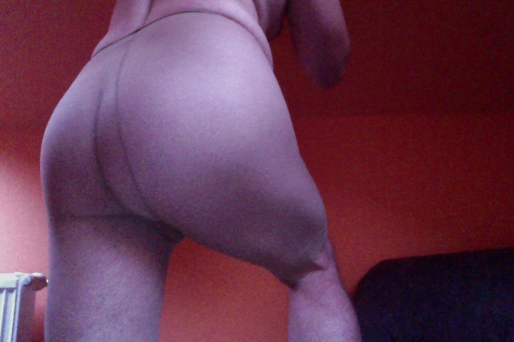 6P Me in Tan Pantyhose