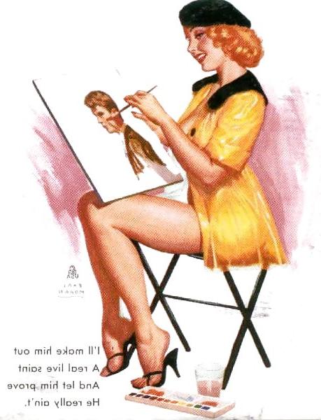 25P Vintage Pinups Earl Moran