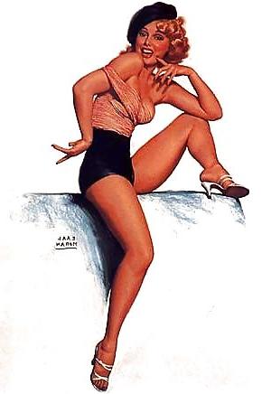 25P Vintage Pinups Earl Moran