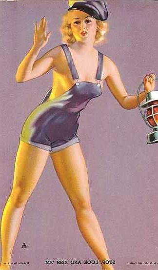 25P Vintage Pinups Earl Moran