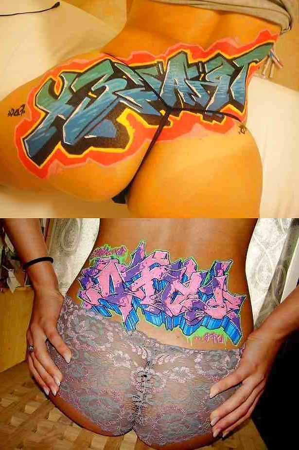 20P Tan Lines VS Graffiti