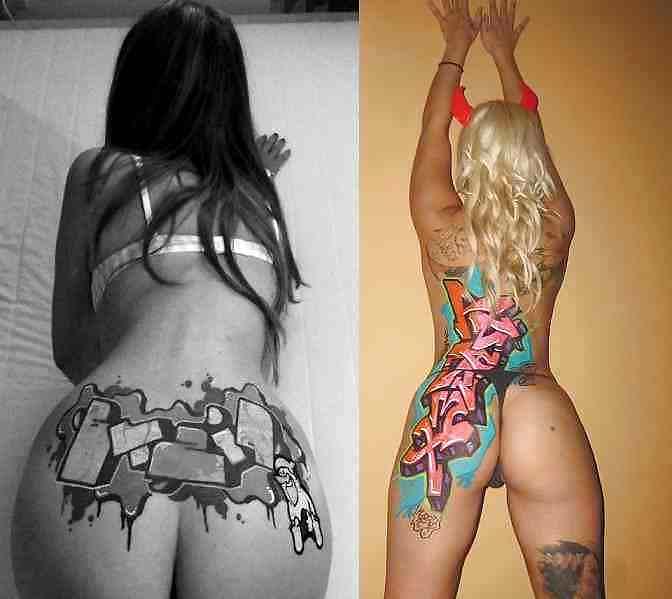 20P Tan Lines VS Graffiti