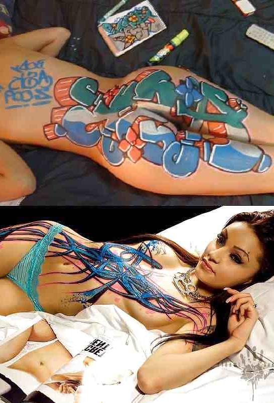 20P Tan Lines VS Graffiti
