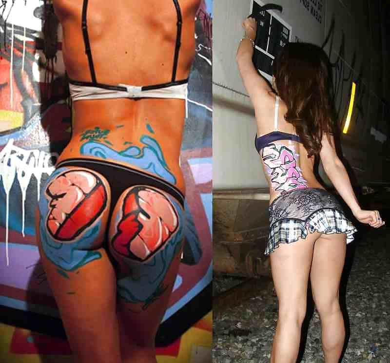 20P Tan Lines VS Graffiti