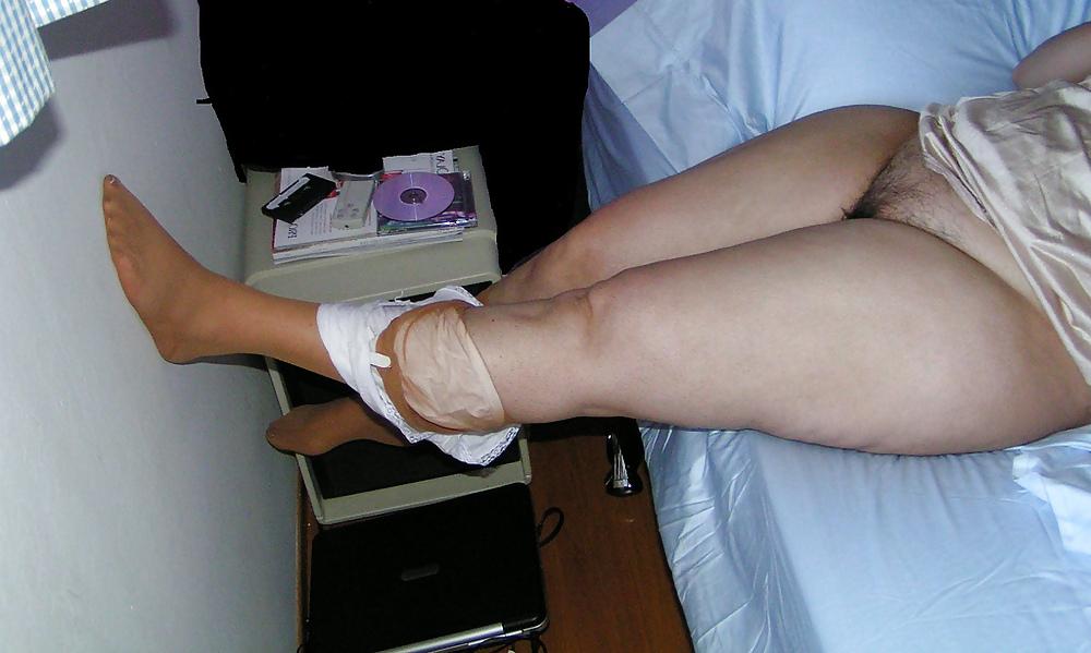 19P Plumper In Vintage Gartered Panty and Suntan RTH Stockings