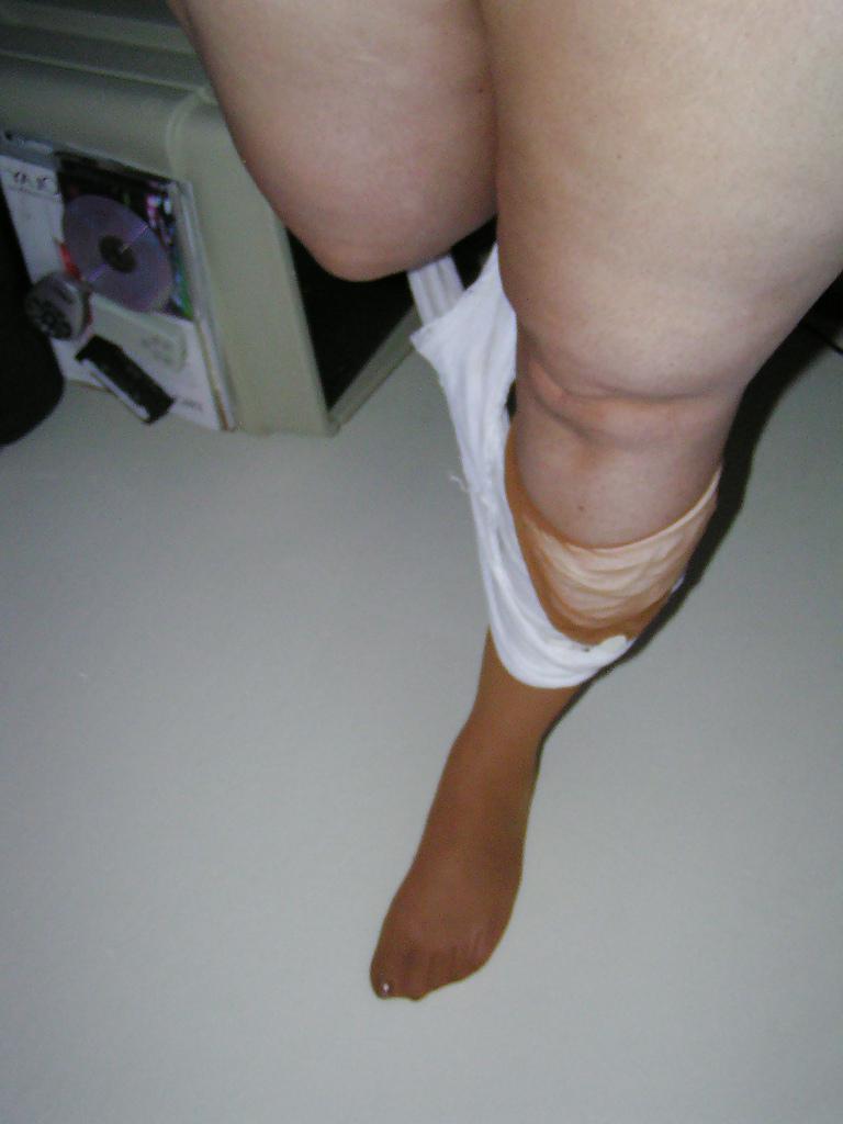 19P Plumper In Vintage Gartered Panty and Suntan RTH Stockings