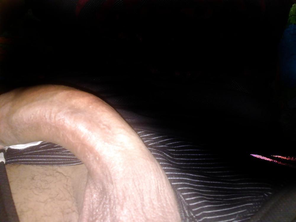 15P My half-erect banana cock 
