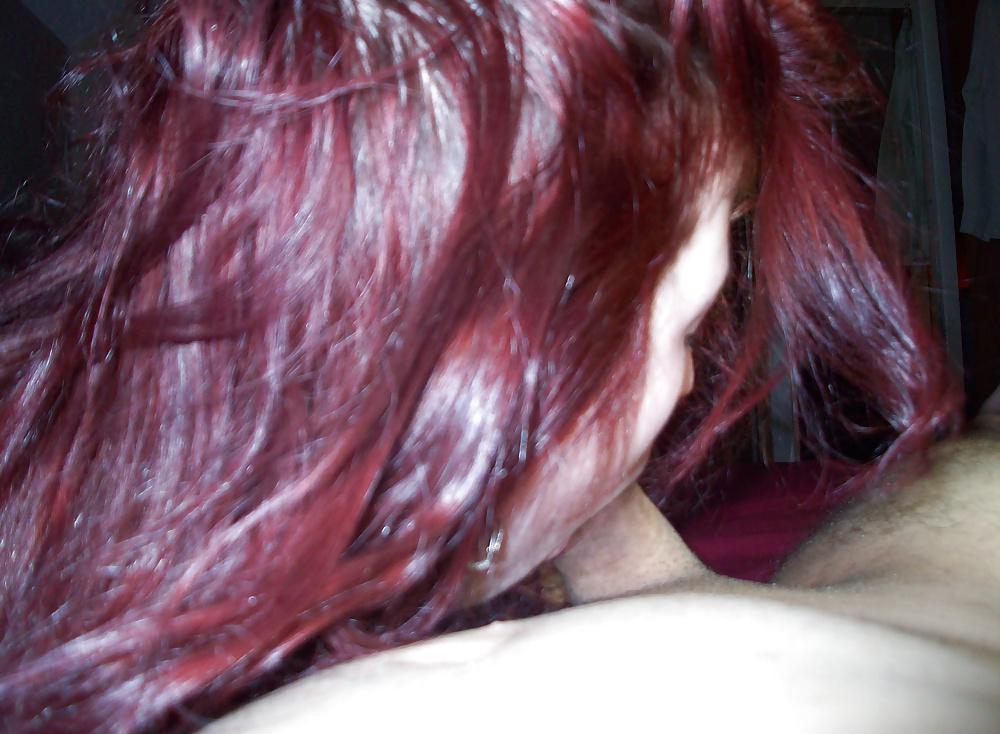 25P Gina (redhead) and her boyfriend