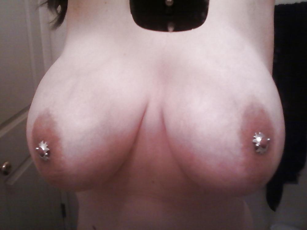 25P Pierced Nipples #4