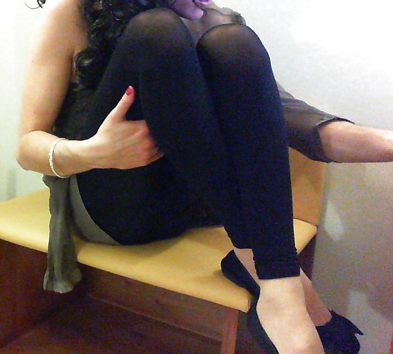 20P Feet in ballarina shoes  pantyhose leggins  knee high