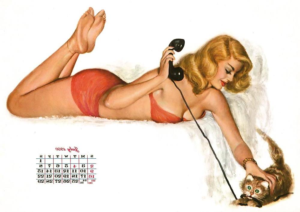 12P Vintage Pinups Al Moore
