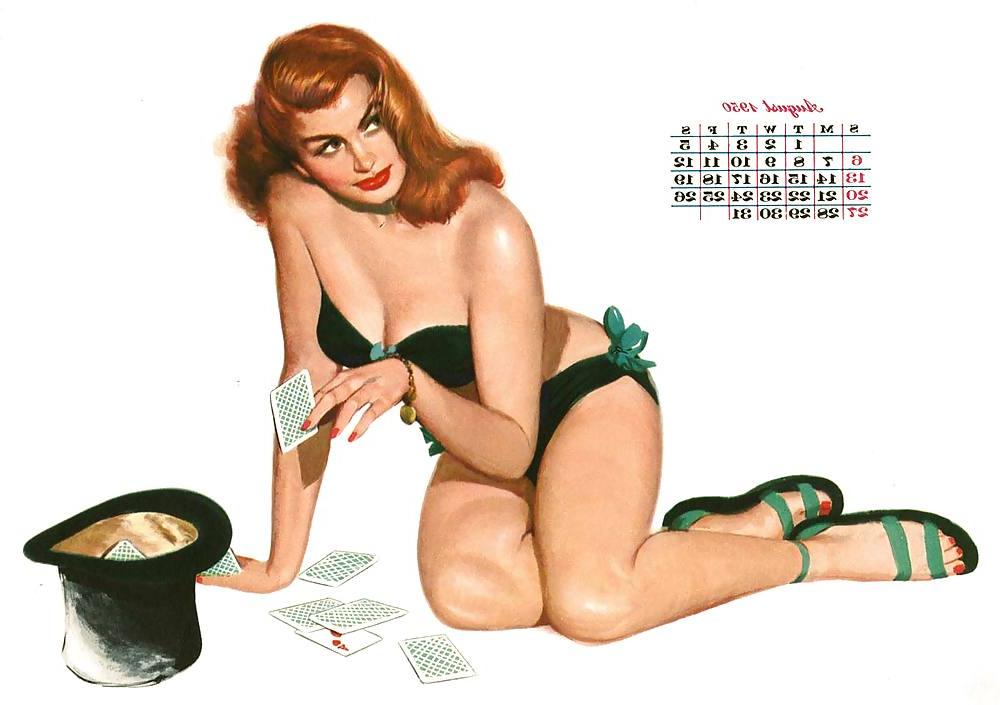 12P Vintage Pinups Al Moore