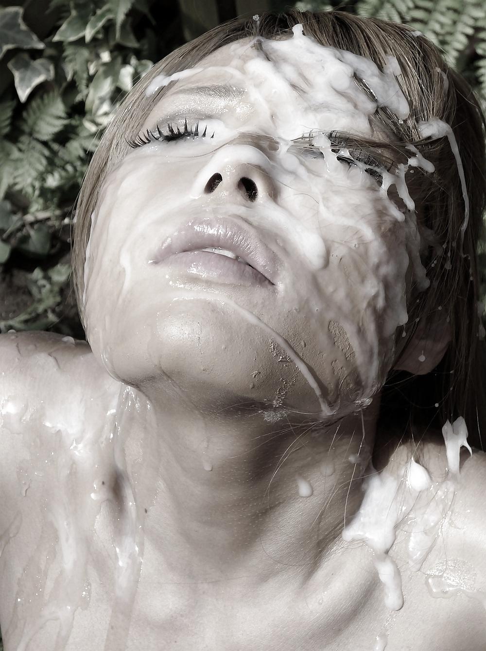 25P Cum drenched faces
