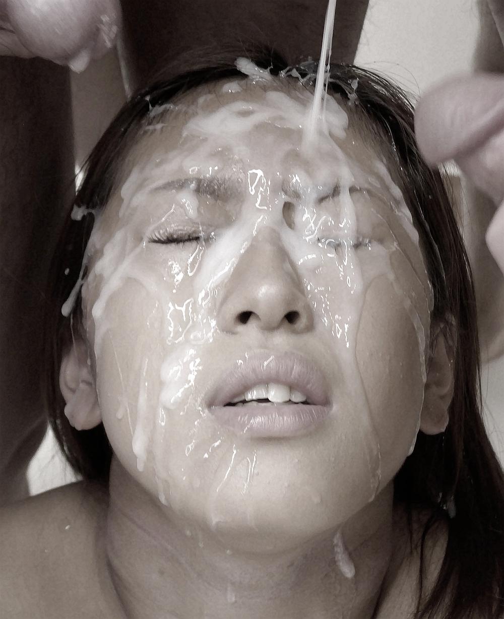 25P Cum drenched faces