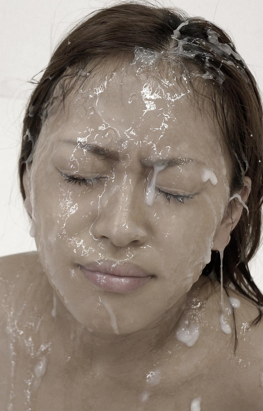 25P Cum drenched faces