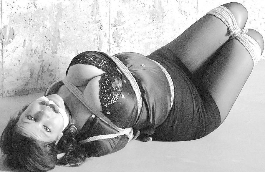25P Bound and gagged women.
