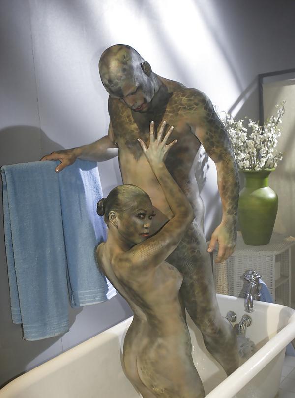 25P Mika Tan Fetish Transformation Horny Reptile