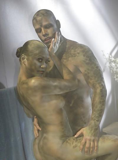 25P Mika Tan Fetish Transformation Horny Reptile