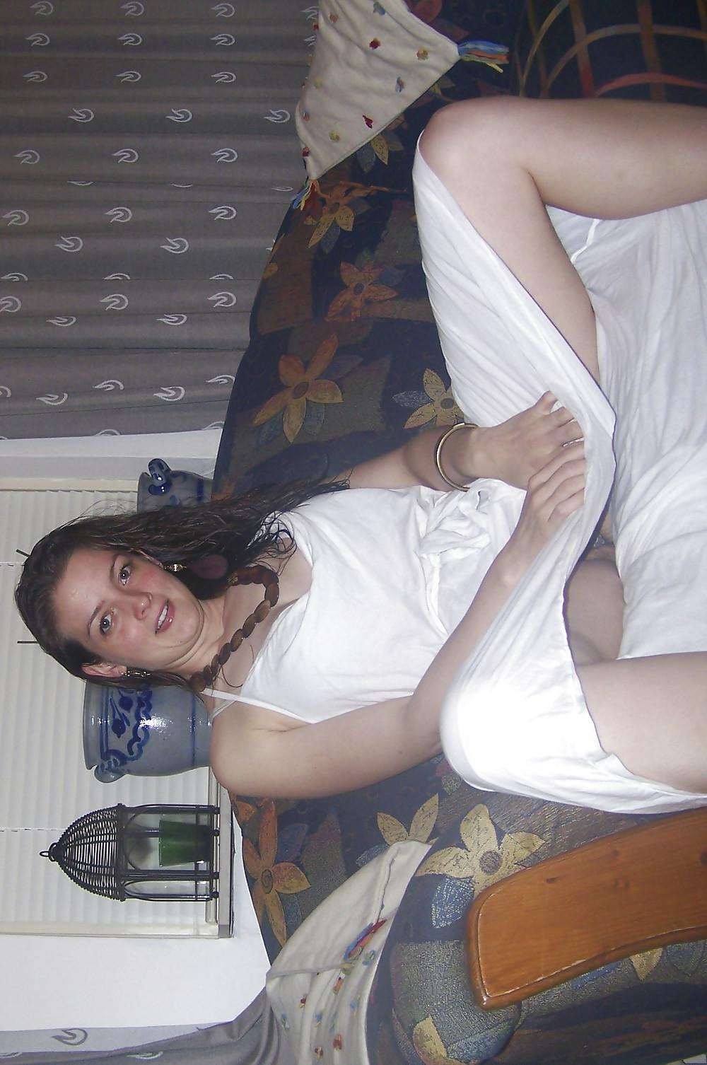 25P Hairy pussy exhibitionist