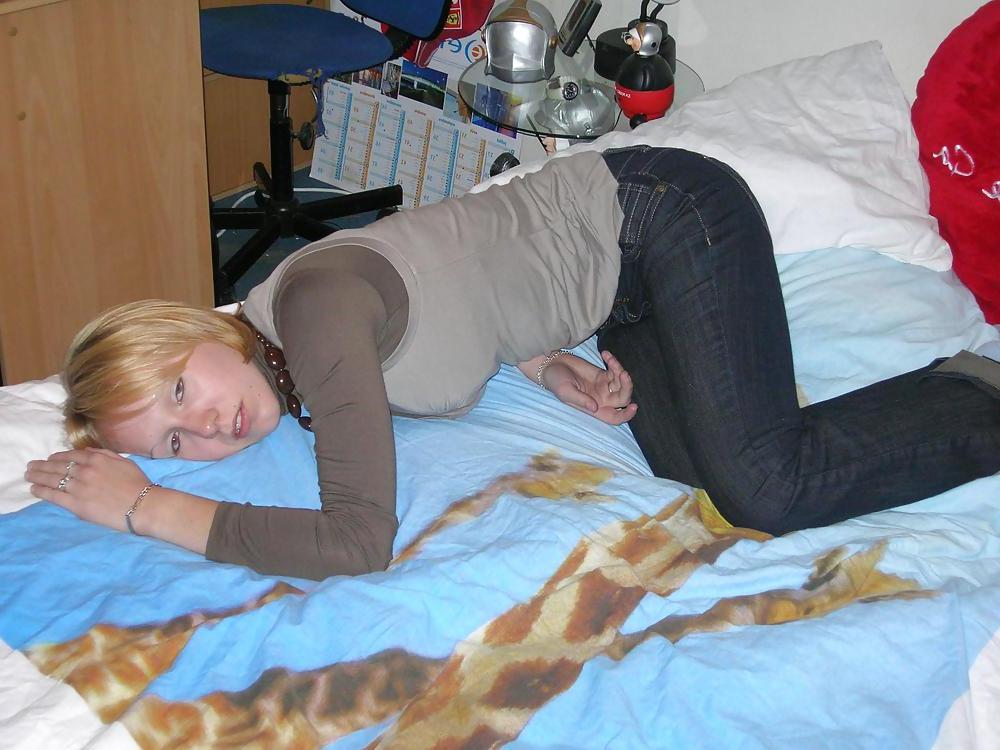 22P Young student on the bed - N. C.