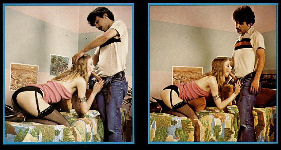 17P Vintage blonde getting two dicks in her holes