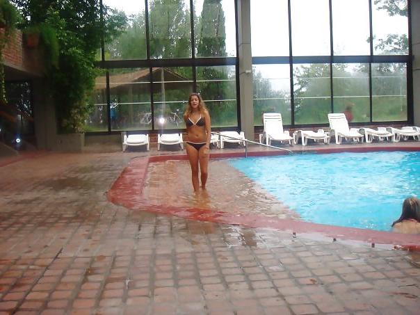 14P Candi, young hot girl at pool