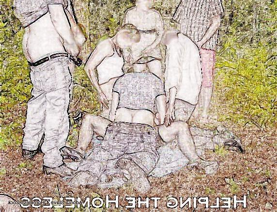 15P Adonia Slave, Humiliation, Gangbanged by Homeless Drawings,
