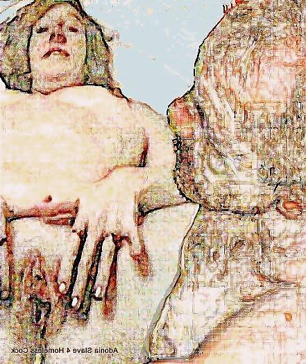 15P Adonia Slave, Humiliation, Gangbanged by Homeless Drawings,