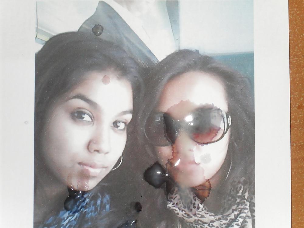 4P Cumming on sexy heena's expensive sunglasses