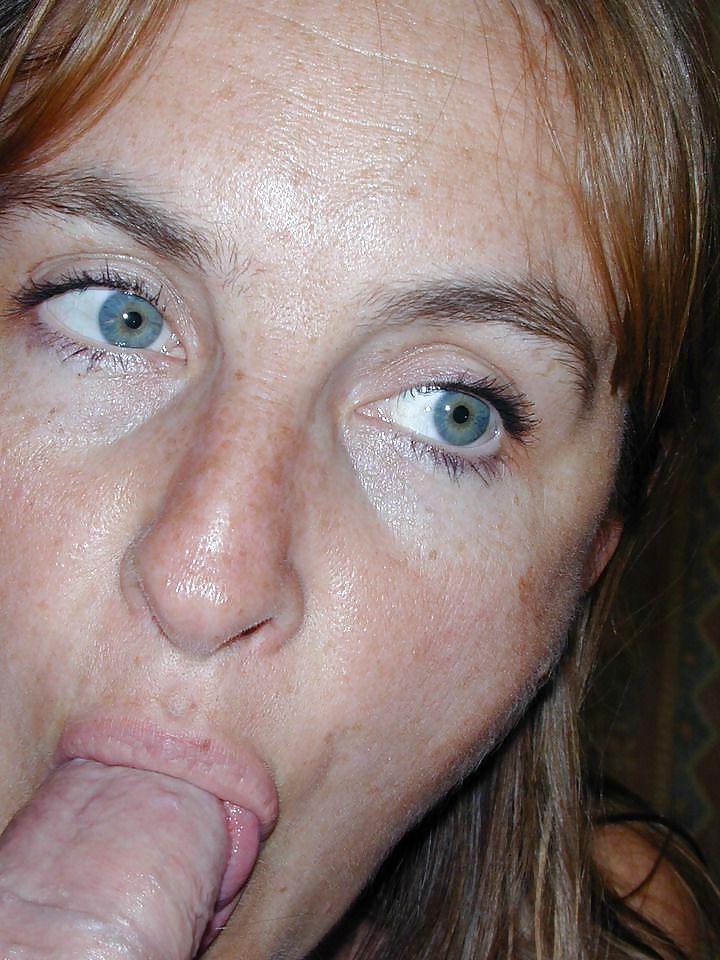 8P White MILF Sucking My Cock