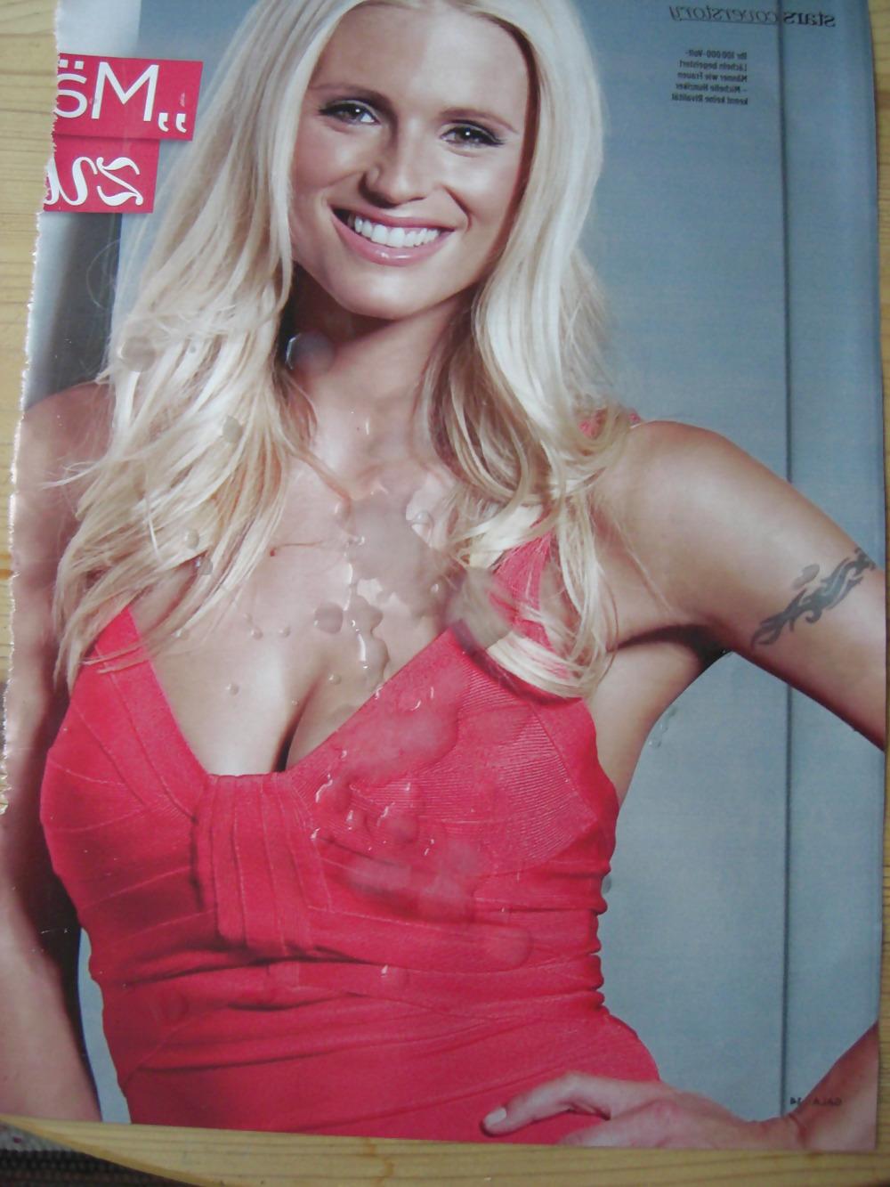 11P Promi-Wichsvorlagen (celebs) I - Michelle Hunziger