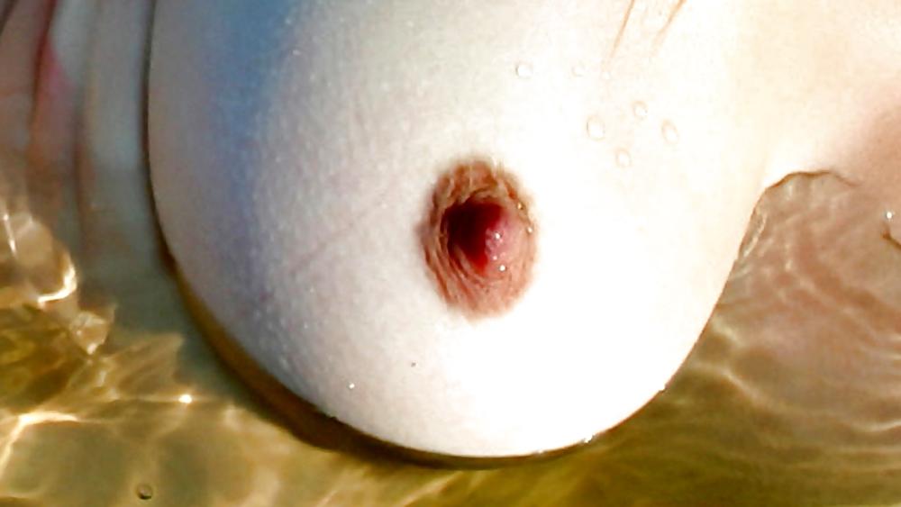19P Close up on Maria's perfect natural tits & nipples  - DG37