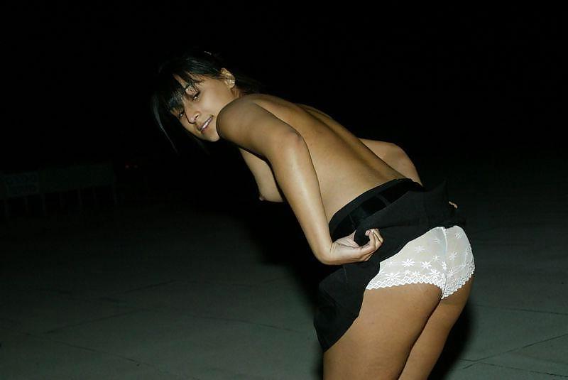 25P Horny turkish slut posing in the street