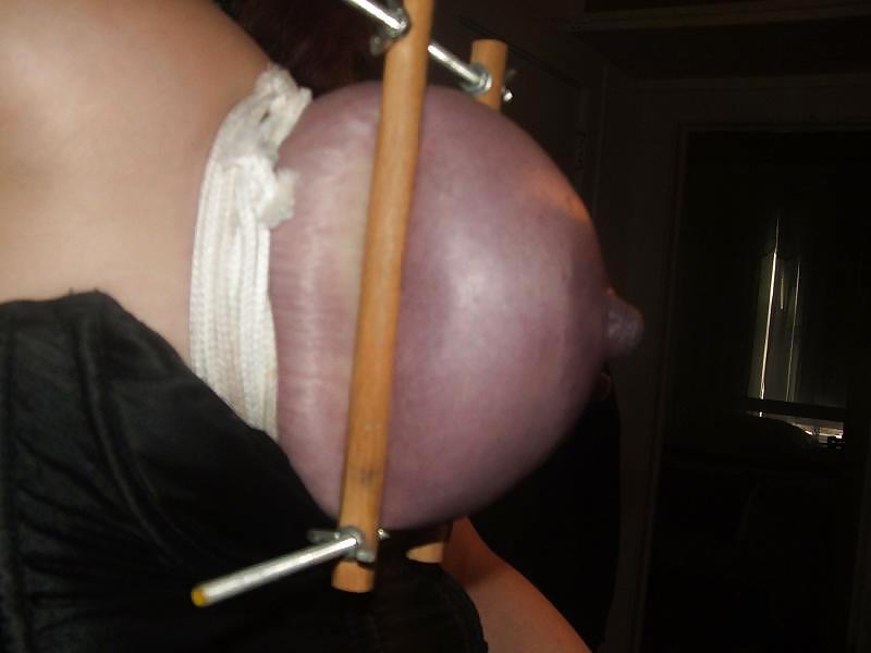 25P Nasty slut with her tits tied
