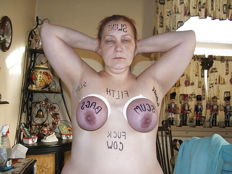 25P Nasty slut with her tits tied